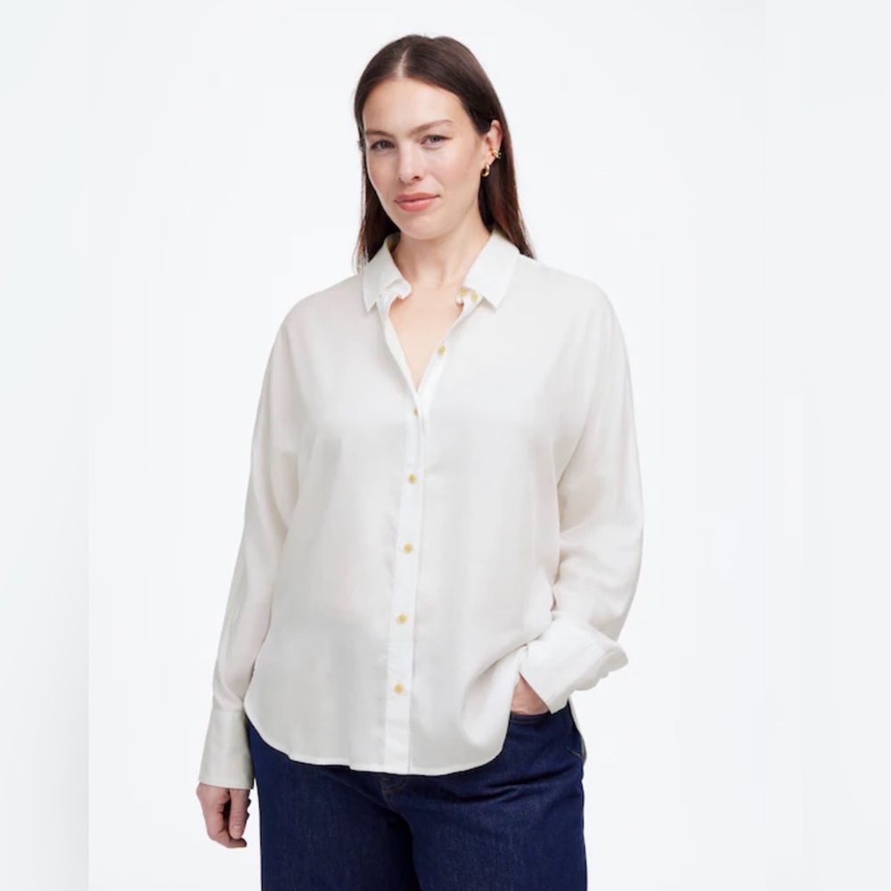 Madewell Dolman Button Down Shirt NWT - Picture 1 of 6